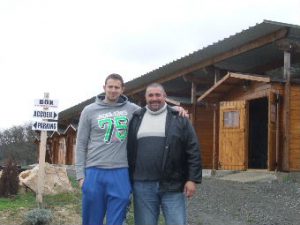 Joueur du Castres olympique à la Élevage canin et pension animalière Des Pas Des Bêtes