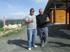 Joueur du Castres olympique à la Élevage canin et pension animalière Des Pas Des Bêtes