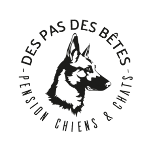 Logo de la pension pour chiens et chats des pas des betes